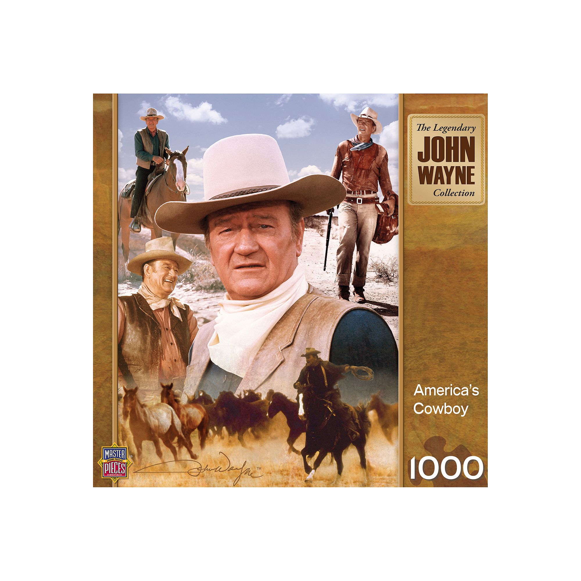 MasterPieces John Wayne: Americas Cowboy 1,000-pc. Jigsaw Puzzle, Multicol