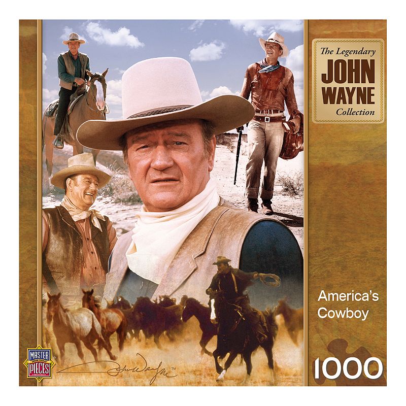 MasterPieces John Wayne: Americas Cowboy 1,000-pc. Jigsaw Puzzle, Multicol