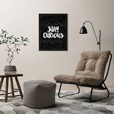 Americanflat ''Stay Curious'' Framed Wall Art