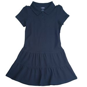 Toddler Girl French Toast School Uniform Pique Polo Dress