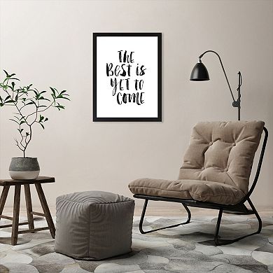 Americanflat ''The Best Is Yet To Come'' Framed Wall Art