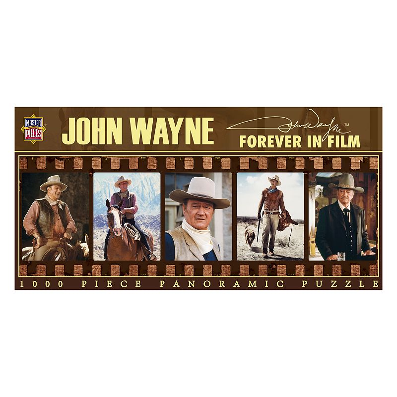 MasterPieces John Wayne: Forever in Film 1,000-pc. Panoramic Jigsaw Puzzle,