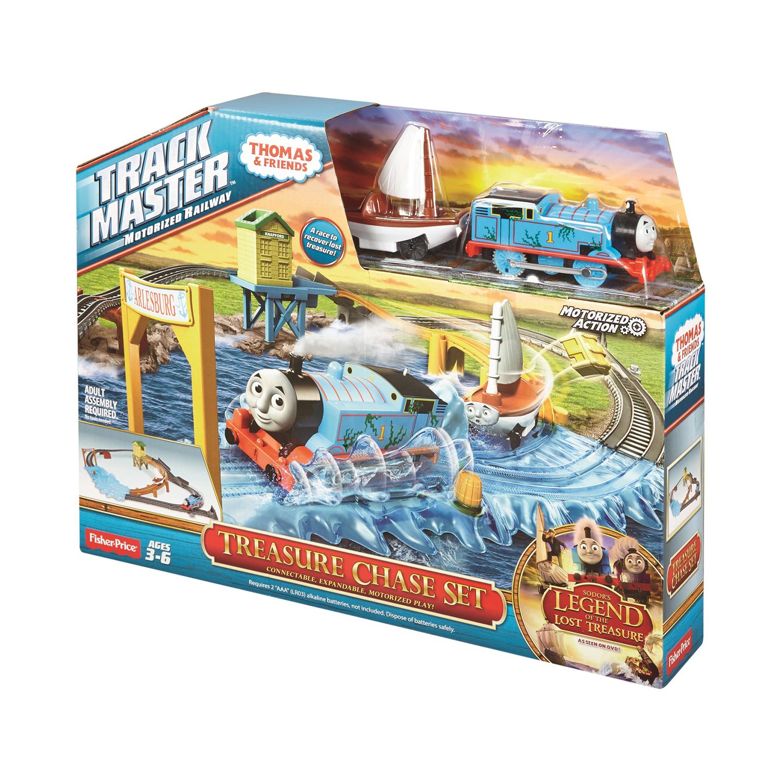 thomas and friends trackmaster treasure chase set