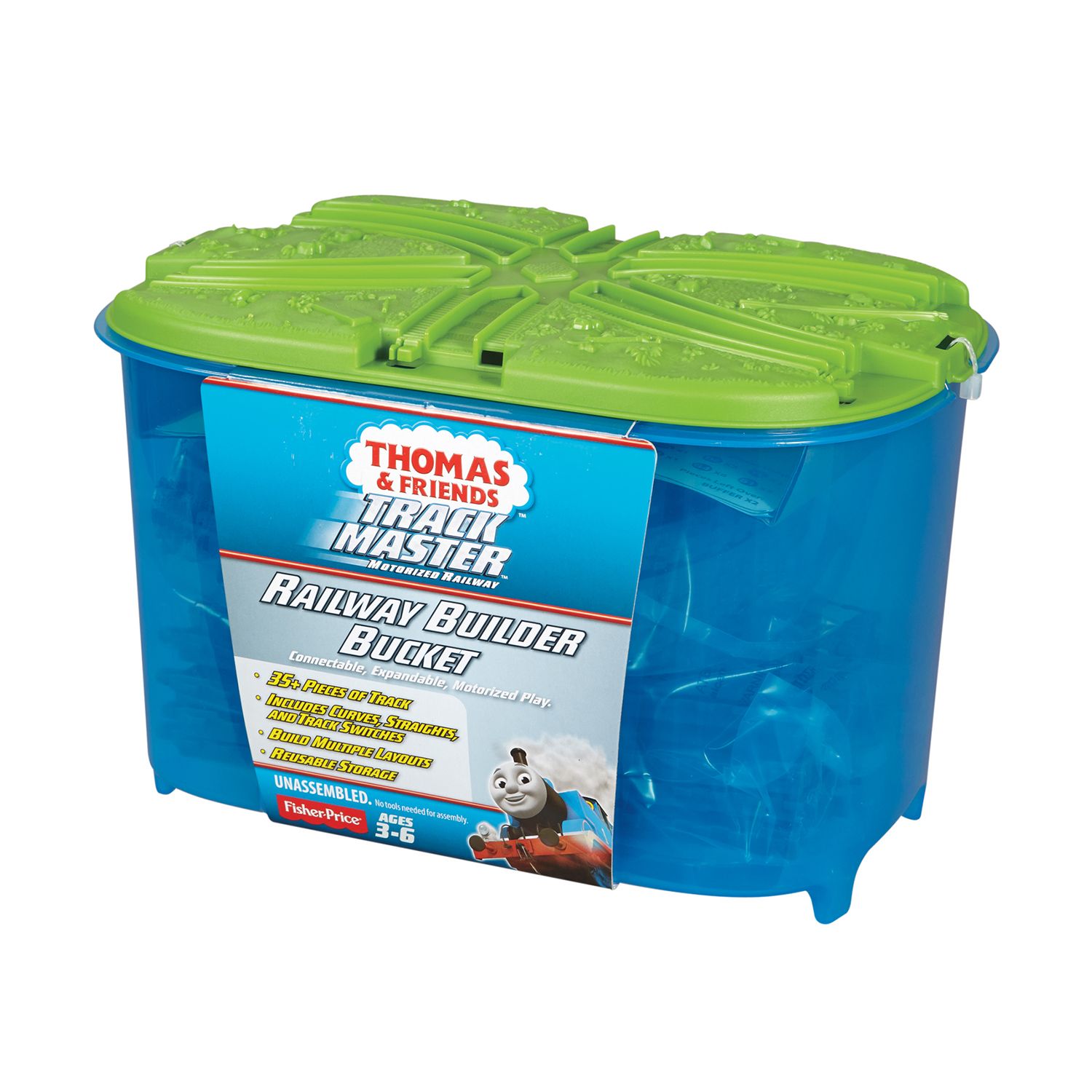 trackmaster railway builder bucket
