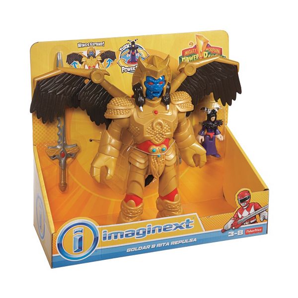 Fisher Price Imaginext Power Rangers Goldar And Rita - power rangers battle squad on roblox