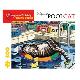Pomegranate Pool Cat 300 pc Jigsaw Puzzle