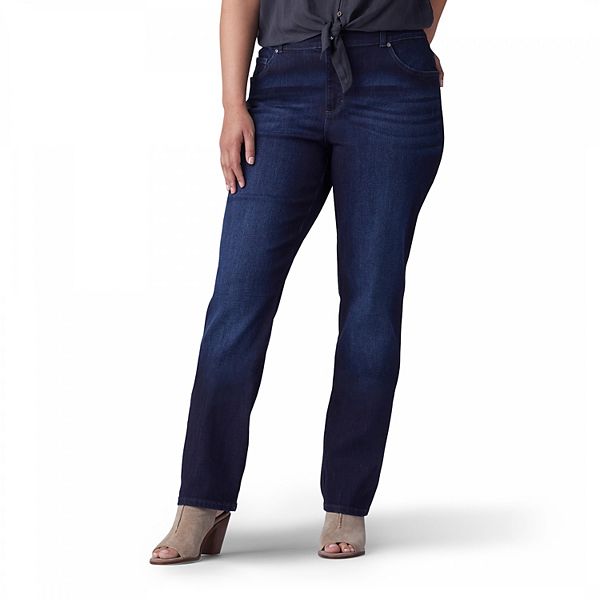 Plus Size Lee® Relaxed Fit Straight-Leg Jeans