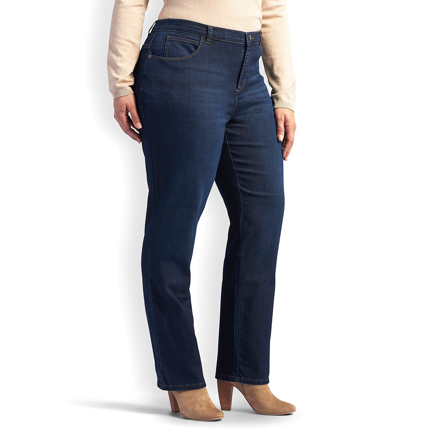 lee relaxed fit jeans plus size