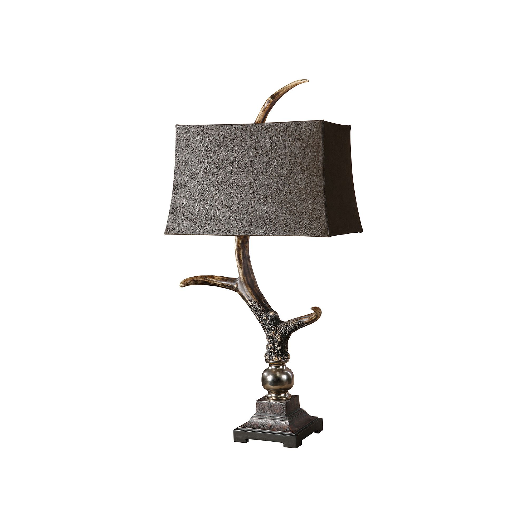 Stag Horn Table Lamp, Multicolor