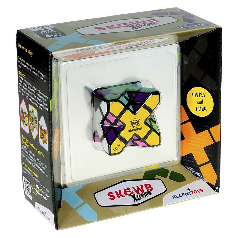 Mefferts Puzzles Skewb Xtreme by Recent Toys, Multicolor