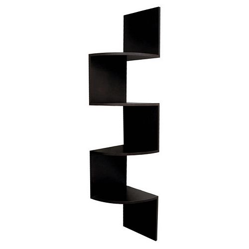 nexxt Provo Four Tier Corner Wall Shelf