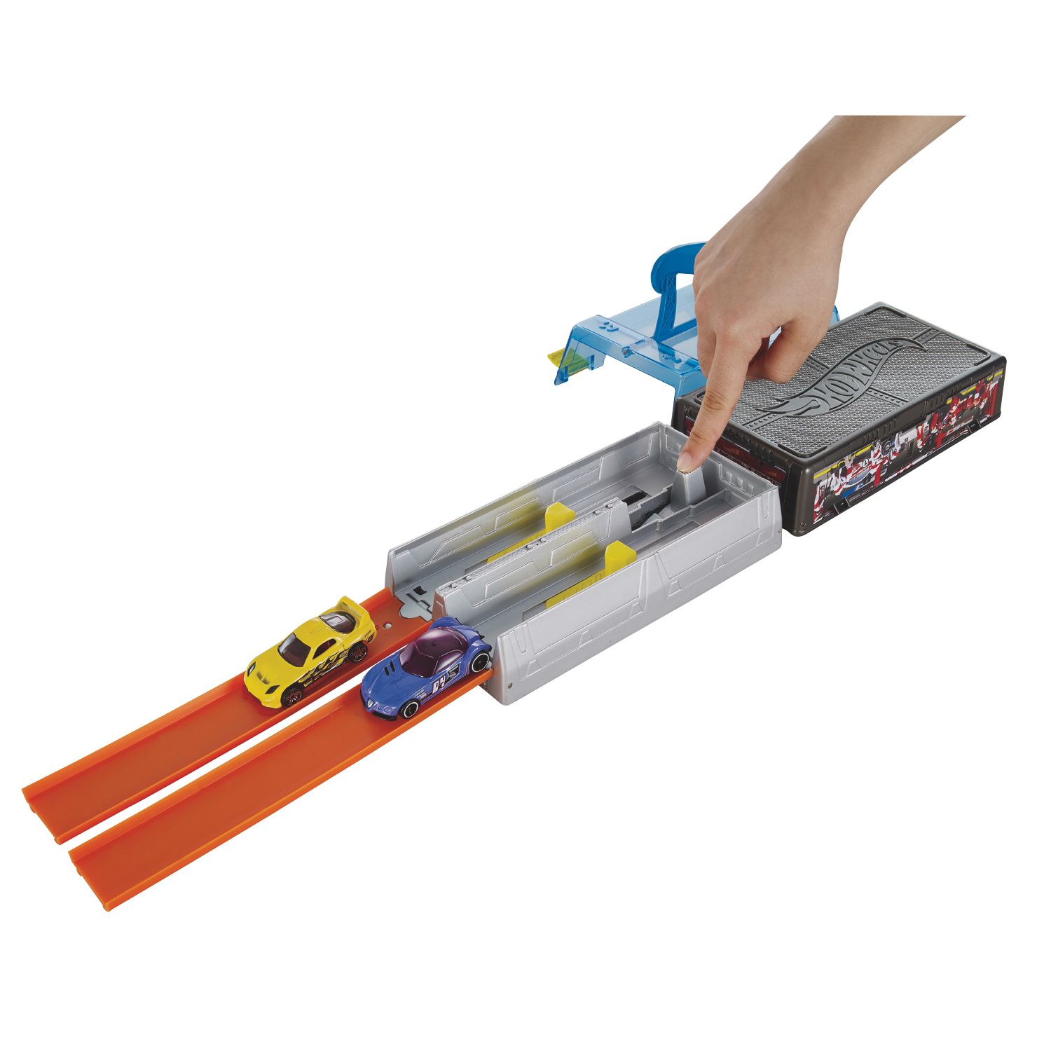 hot wheels electric 30 inch slot track