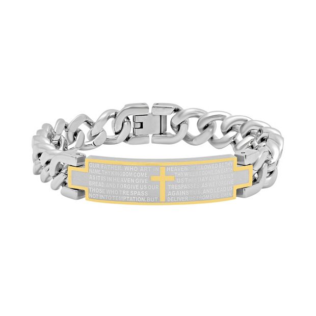 Kohls mens stainless hot sale steel bracelets