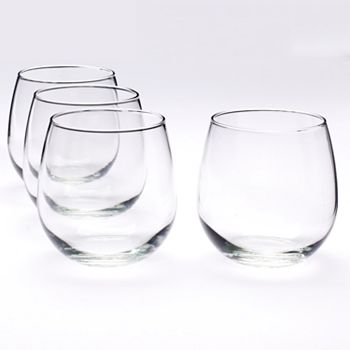 Food Network™ Modesto 4-pc. Stemless White Wine Glass Set