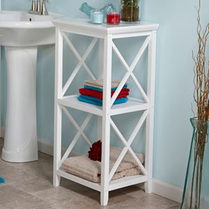 RiverRidge Home X-Frame 3-Shelf Storage Tower
