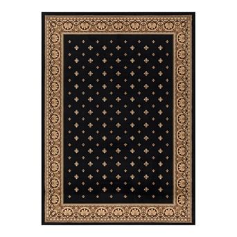Merinos Pin Dot Framed Rug