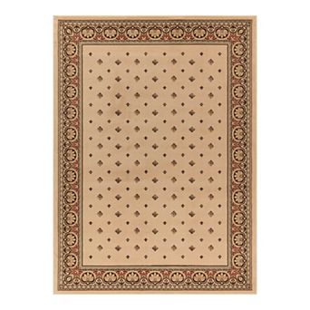Merinos Pin Dot Framed Rug