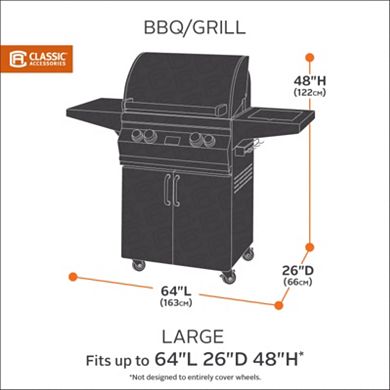 Classic Accessories Large Barbeque Grill Cover