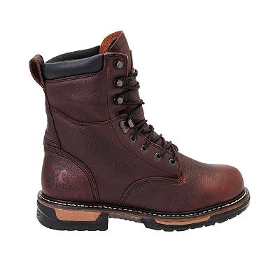 Rocky IronClad Men's 8-in. Waterproof Steel Toe Work Boots