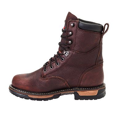 Rocky IronClad Men's 8-in. Waterproof Steel Toe Work Boots