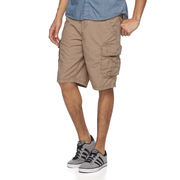 Kohls mens khaki cargo hot sale shorts