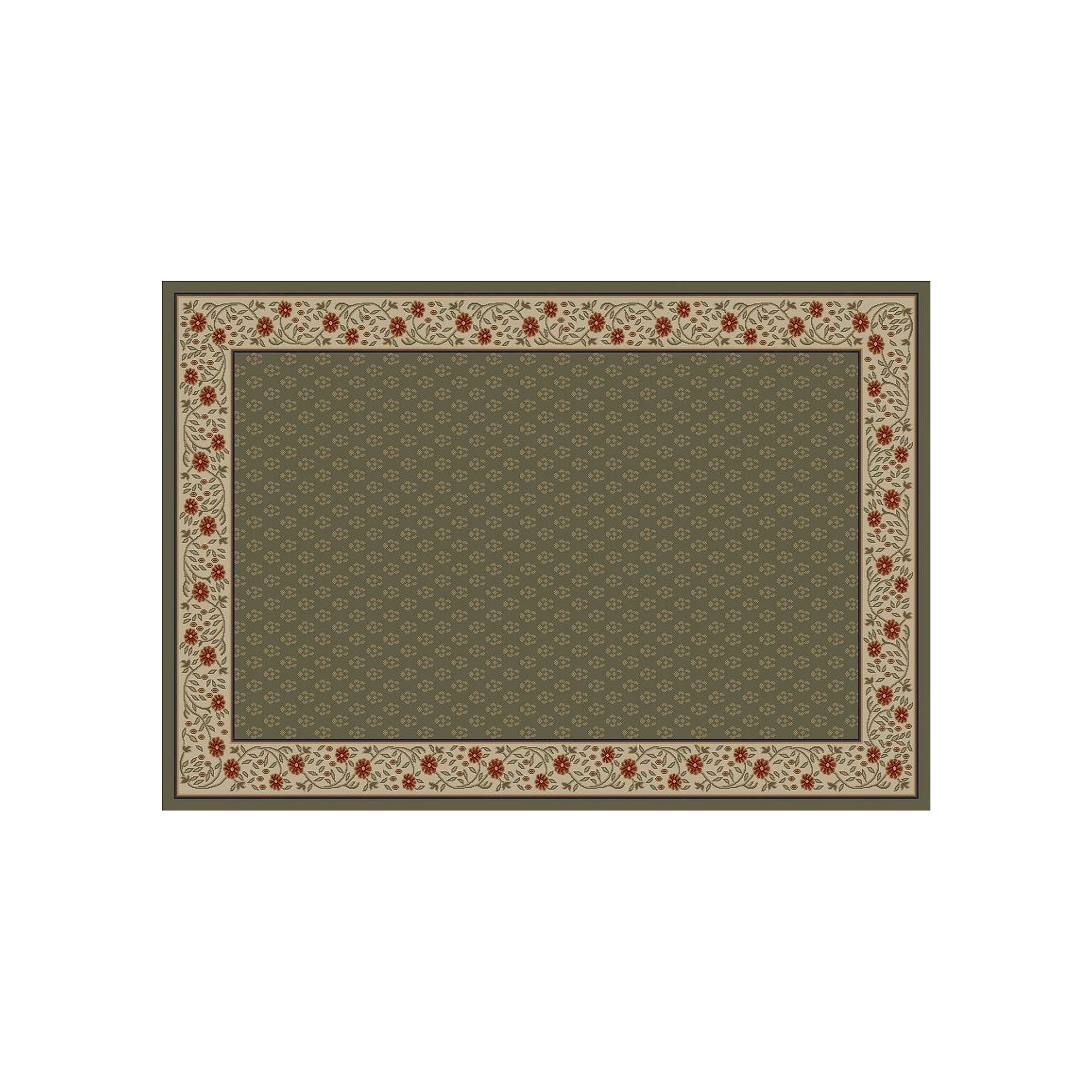 Merinos Harmony Floral Rug, Green