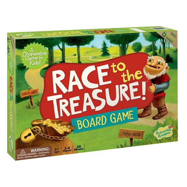 Race To The Treasure! Board Game by Peaceable Kingdom - Multi/None