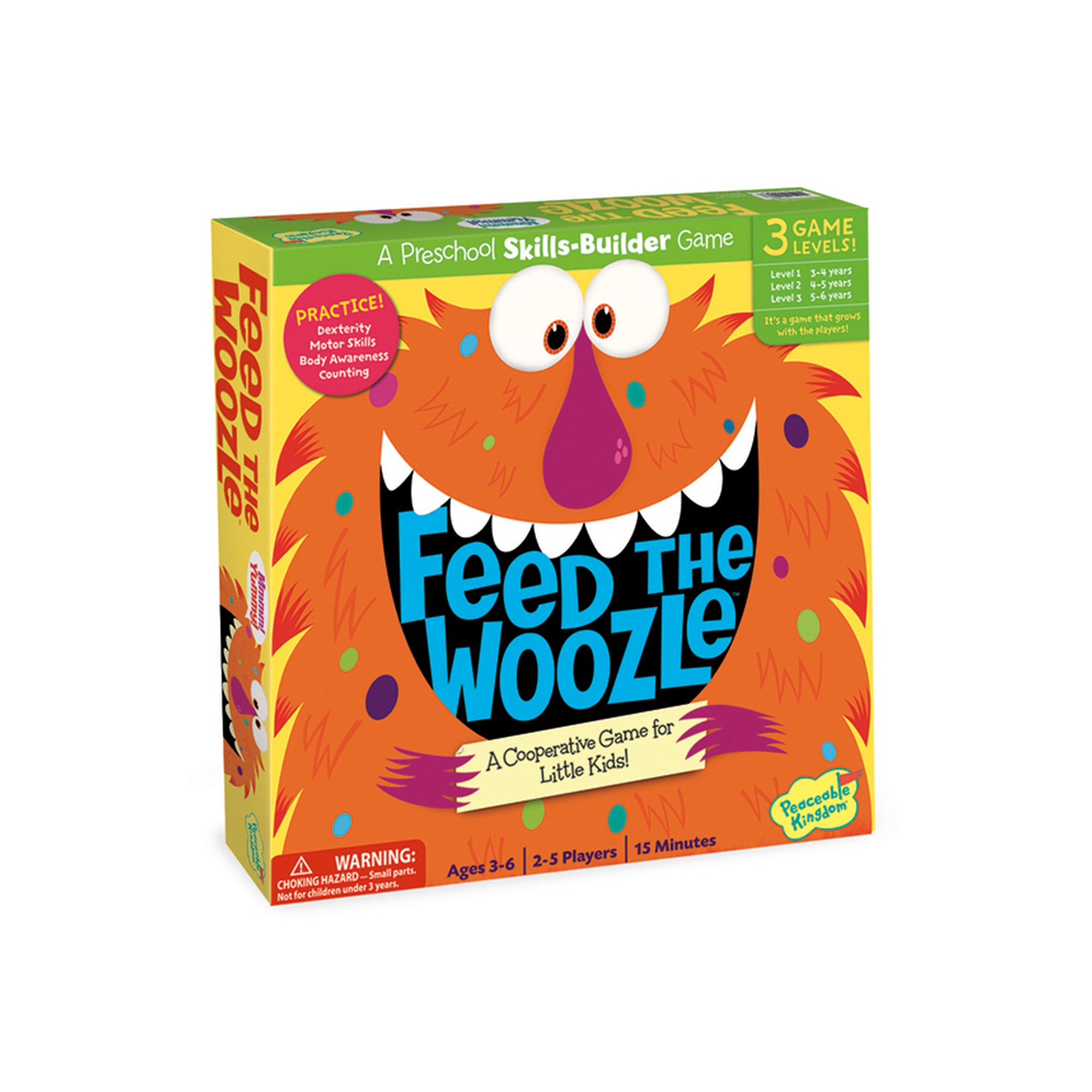 Feed the Woozle Game by Peaceable Kingdom, Multicolor