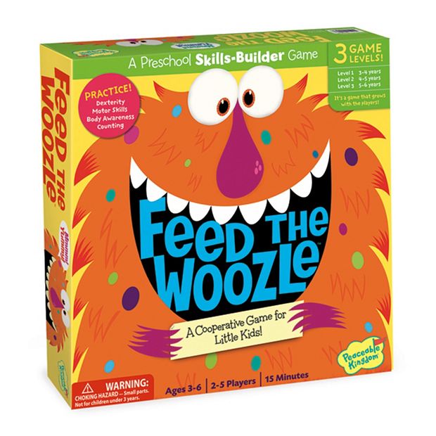 Feed The Woozle ~A Preschool Skills Builder Game~ by Peaceable  Kingdom~COMPLETE