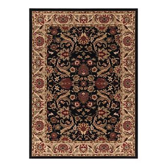 Merinos Sultanabad Floral Framed Rug