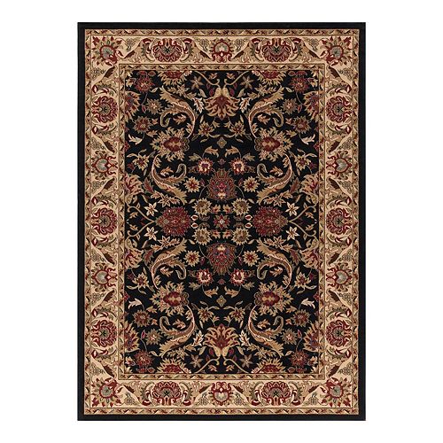 Merinos Sultanabad Floral Framed Rug