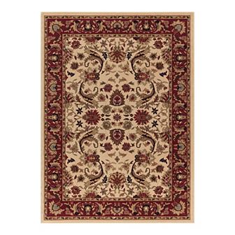 Merinos Sultanabad Floral Framed Rug