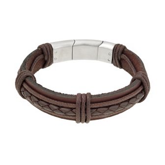 LYNX Stainless Steel Braided Bracelet - Men