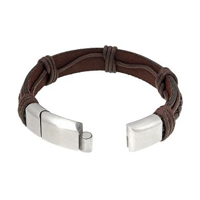 LYNX Stainless Steel Braided Bracelet - Men
