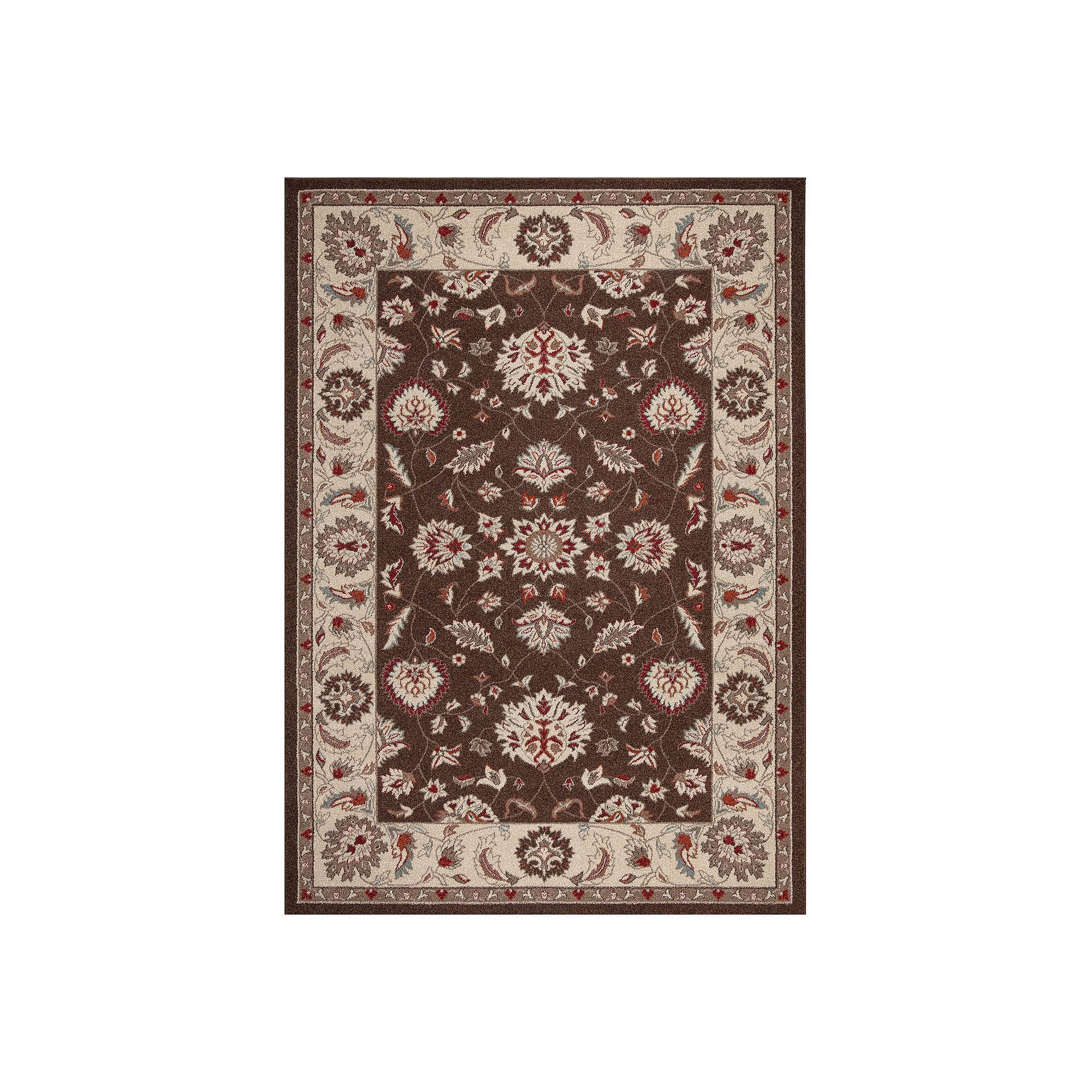 Merinos Talya Oushak Floral Rug, Brown