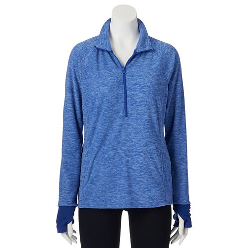 Juniors' SO® HalfZip Microfleece Top