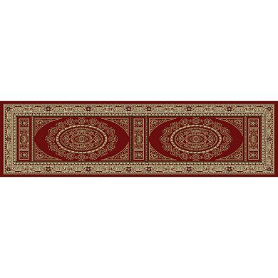 Merinos Aubusson Medallion Framed Rug