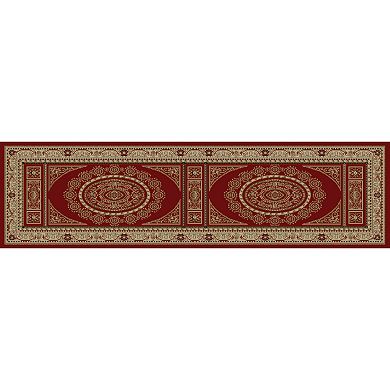 Merinos Aubusson Medallion Framed Rug