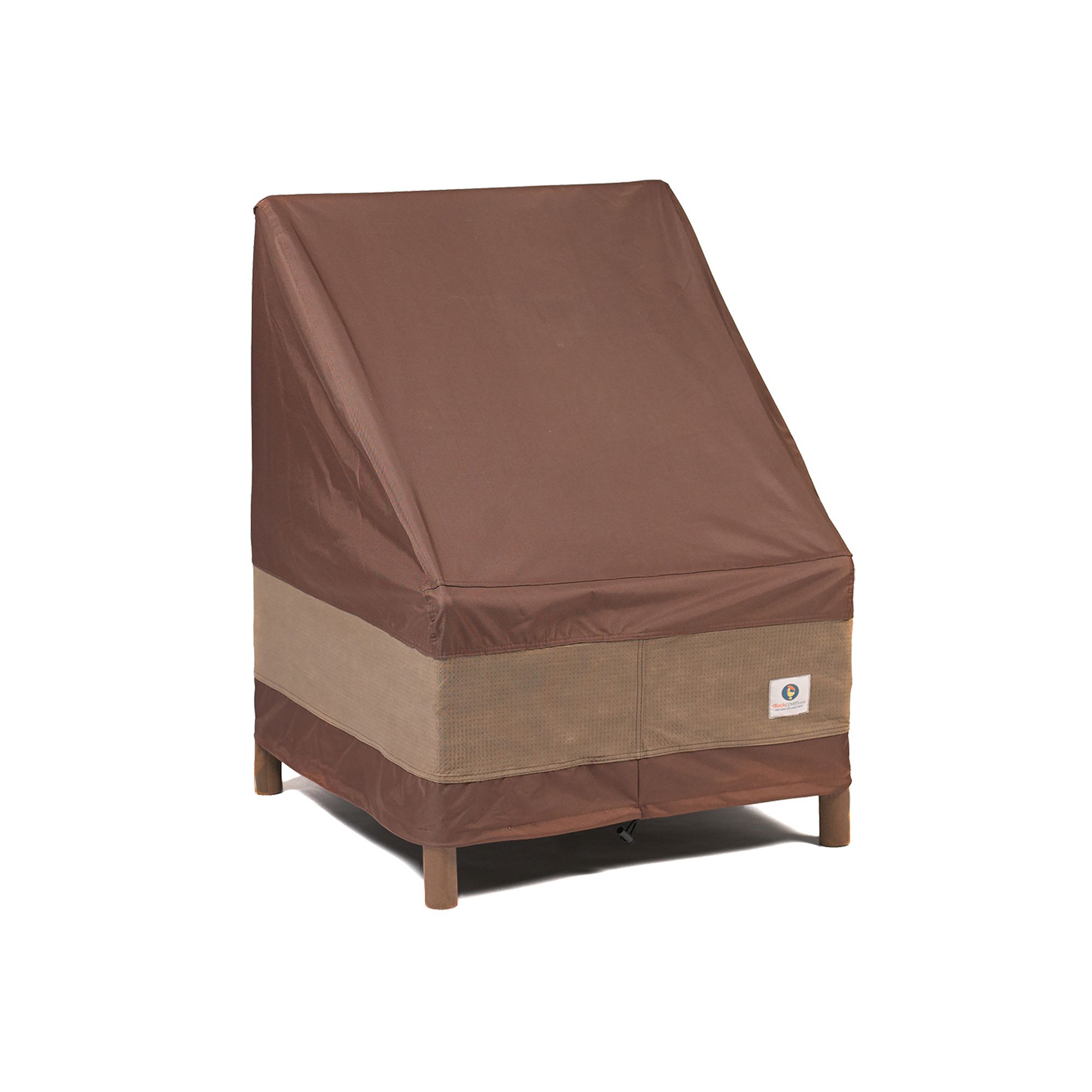 Duck Covers Ultimate Stackable Patio Chair Cover, Brown Cappuccino