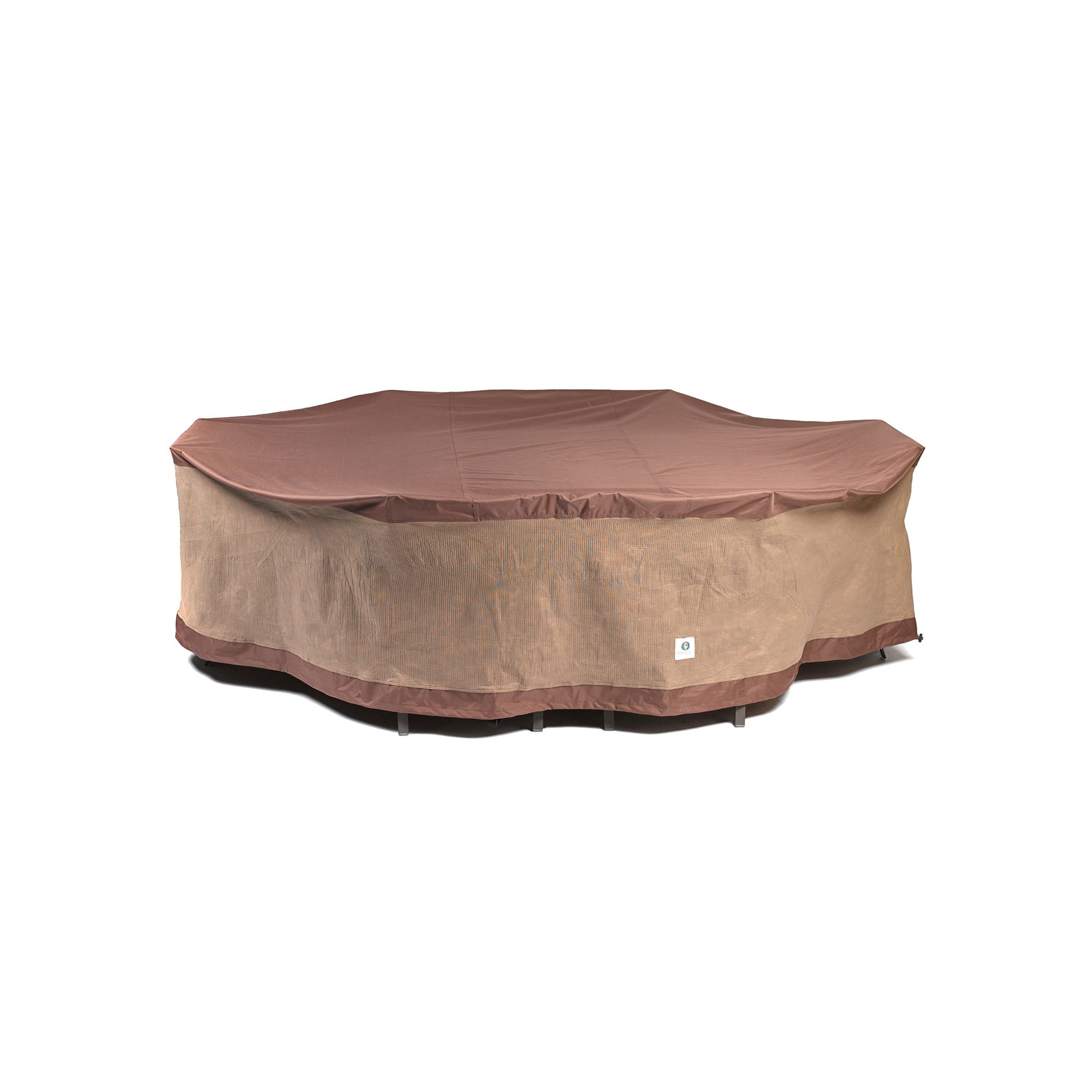 Duck Covers Ultimate 109-in. Table and Chairs Cover, Brown Cappuccino