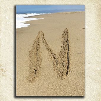 ''Coastal Alphabet'' Wall Art