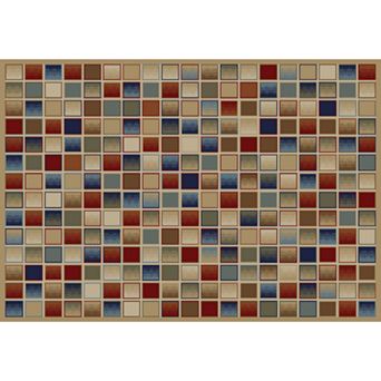 Merinos Checkboard Geometric Rug