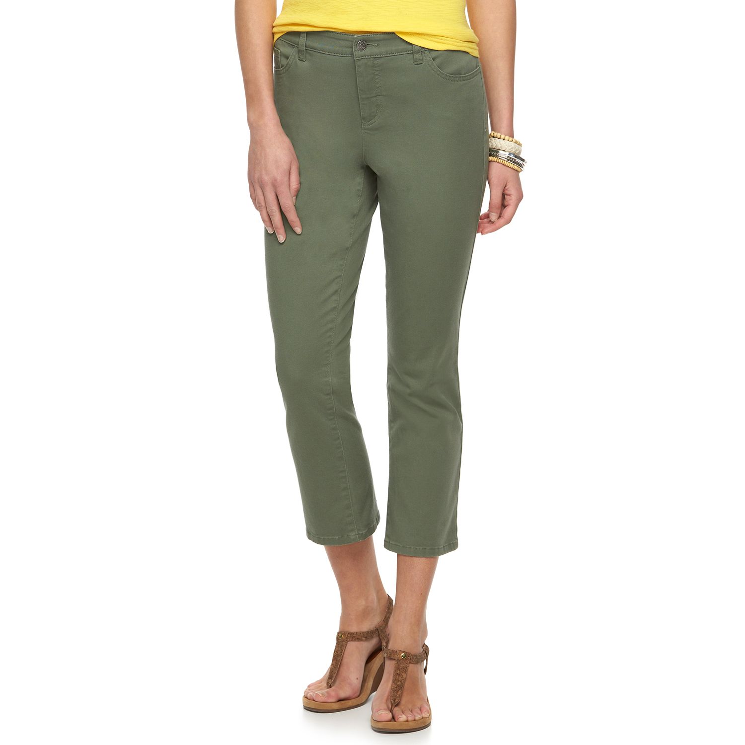 kohls womens chaps capris