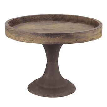 Stonebriar Collection Rustic Pedestal Decor