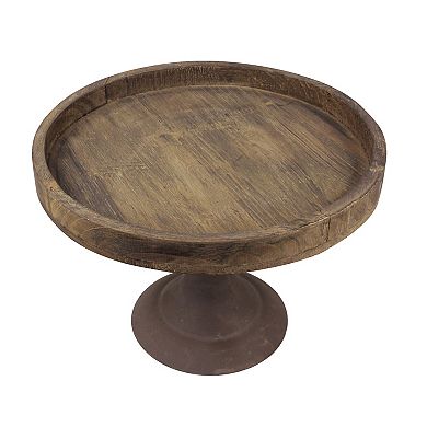 Stonebriar Collection Rustic Pedestal Decor