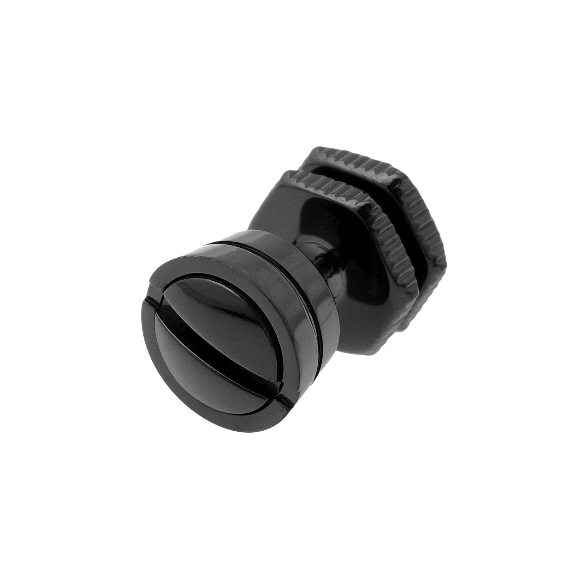 LYNX Black Ion-Plated Stainless Steel Nailhead Stud - Single Earring, Mens