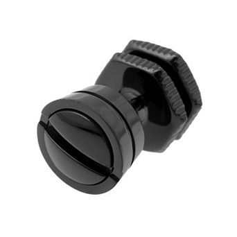 LYNX Black Ion-Plated Stainless Steel Nailhead Stud - Single Earring