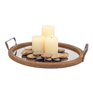 Stonebriar Collection Rustic Decorative Tray