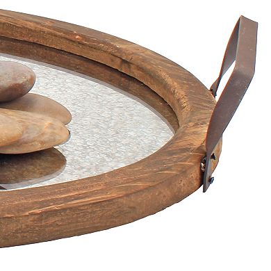 Stonebriar Collection Rustic Decorative Tray