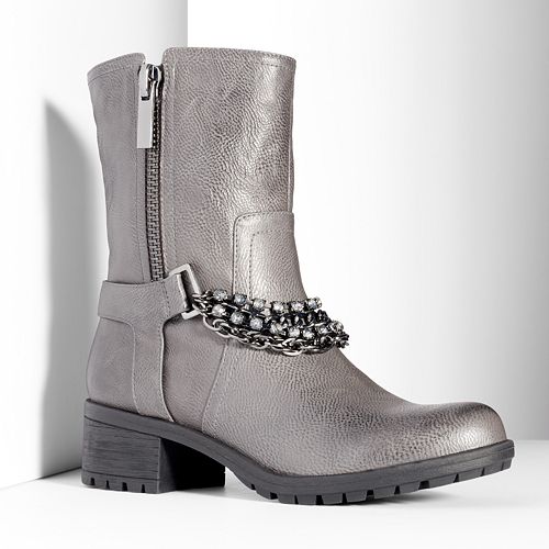 vera wang combat boots